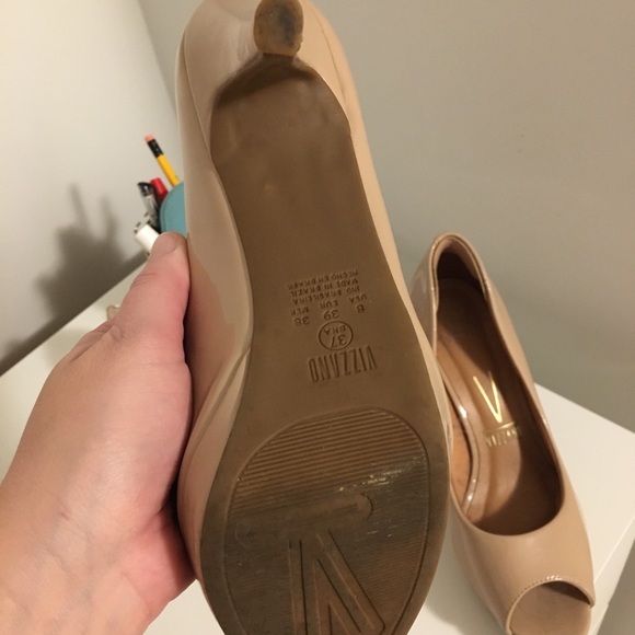 Vizzano Nude Peep Toe - Picture 6 of 7